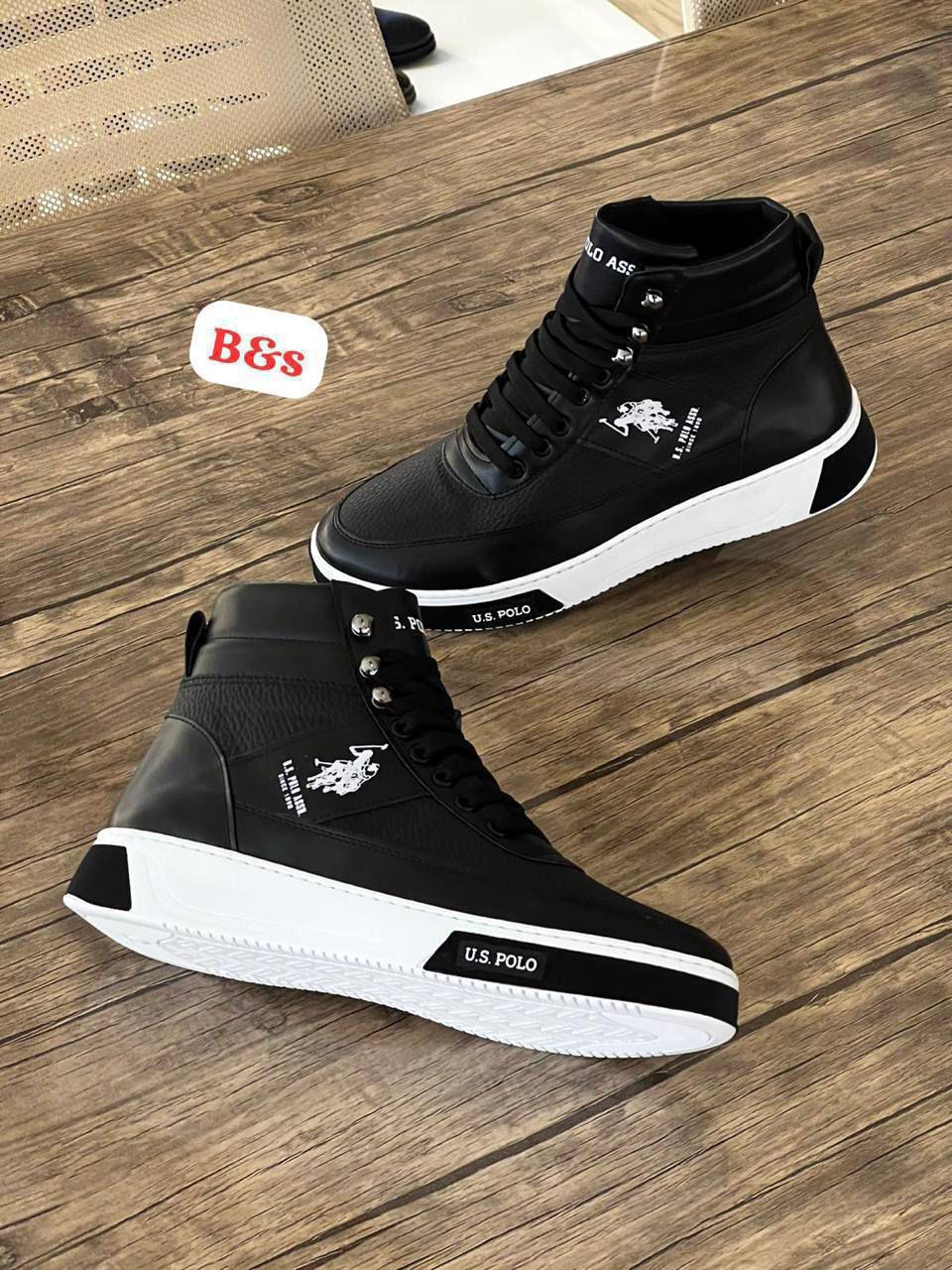 U.S. Polo Assn. Leather High-Top Sneaker