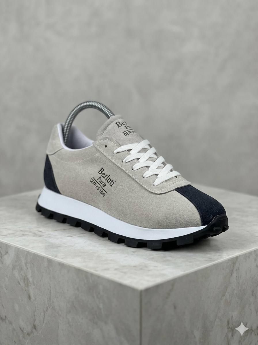 Berluti Paris Suede Lugged Runner