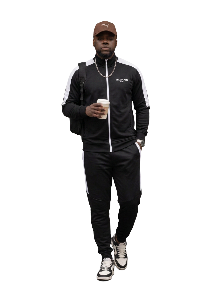 Adidas Stripe Zip Tracksuit