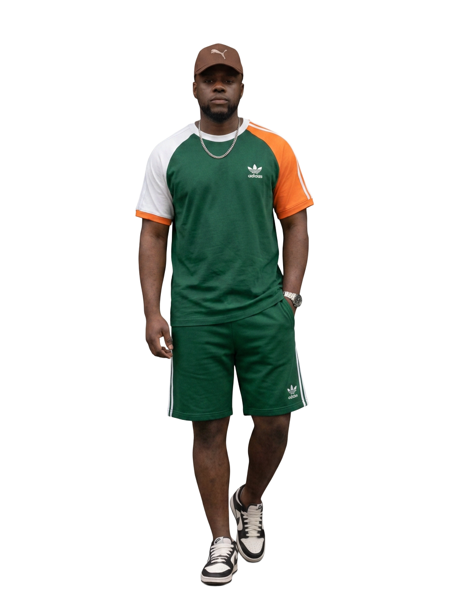 Adidas Originals Raglan Tee & Short Set