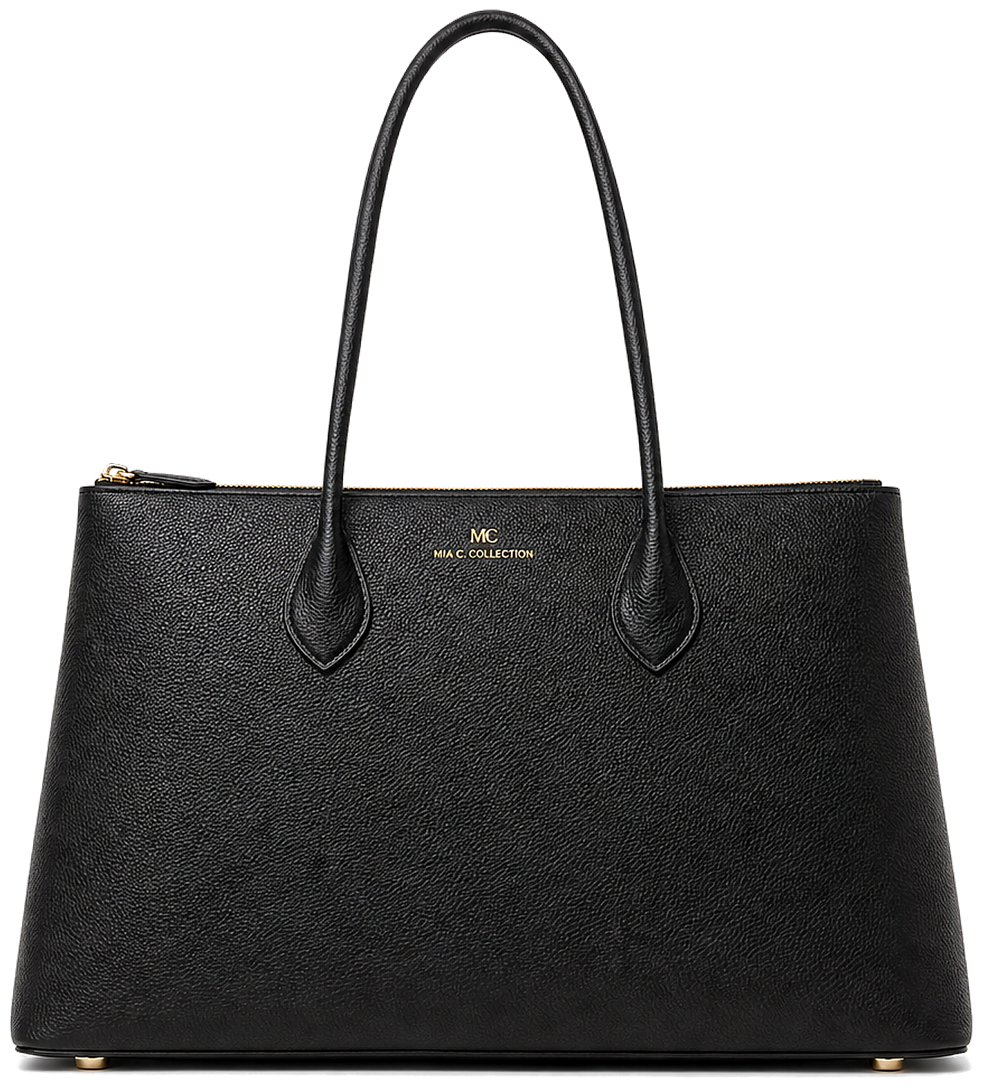 Pebbled Leather Shopper Tote