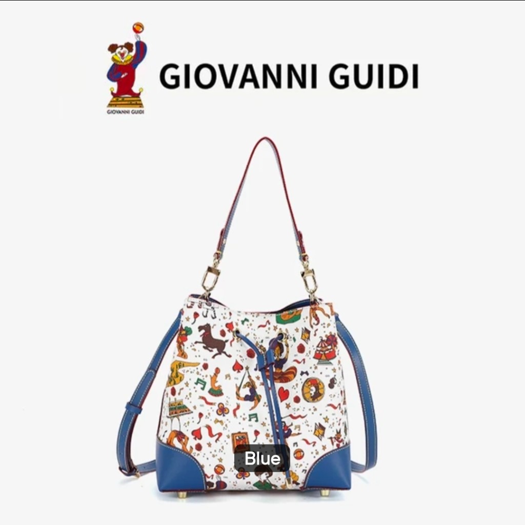 Giovanni Guidi Circus Drawstring Bucket Tote